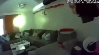 OFFICER KICKS IN DOOR & OPENS FIRE ON ARMED SUSPECT HOLDING FAMILY INSIDE!