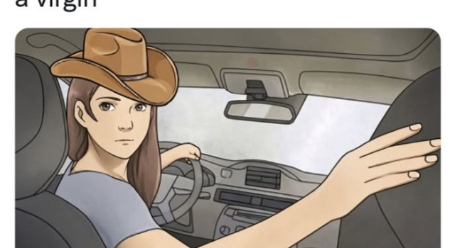 Virgin Reverse Cowgirl