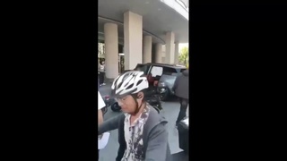 Chinese Woman Hits Pedestrian on Test Drive